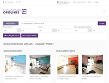 Tablet Screenshot of nieruchomosci-opolskie-24.pl